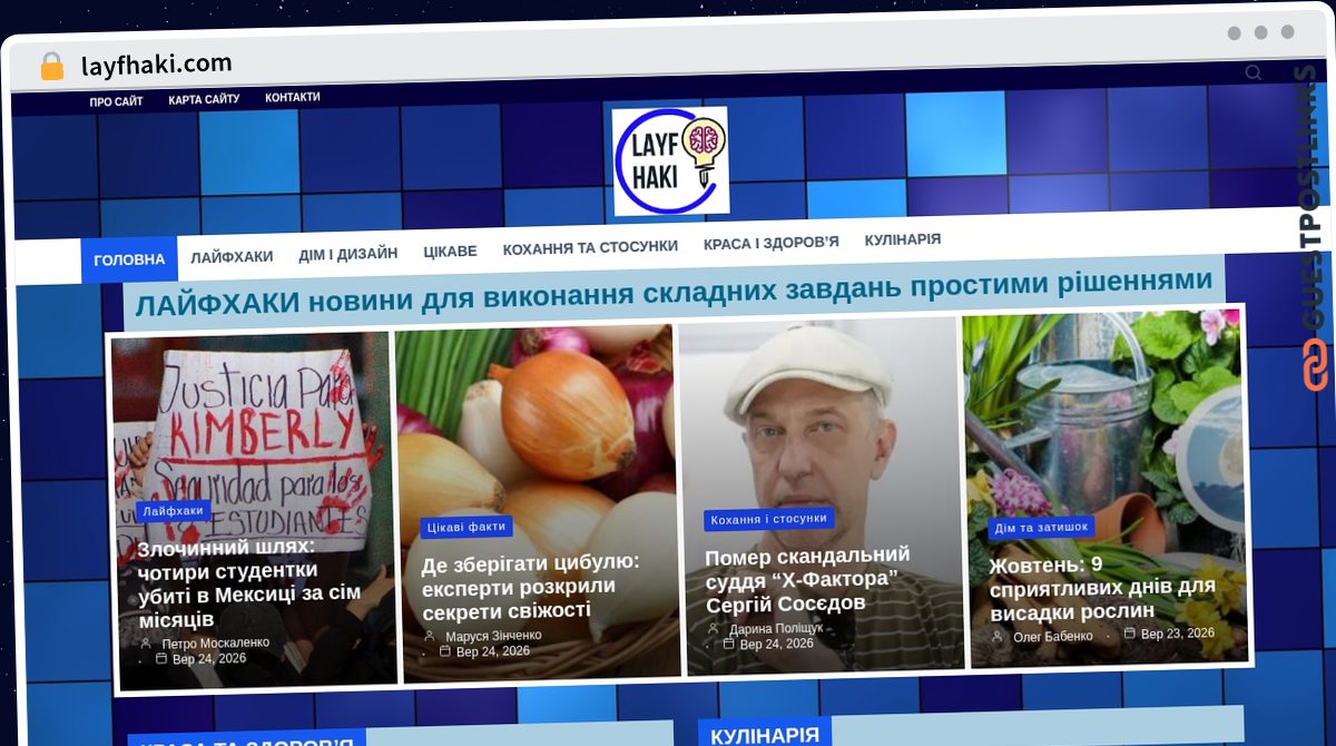 Publish Guest Post on layfhaki.com