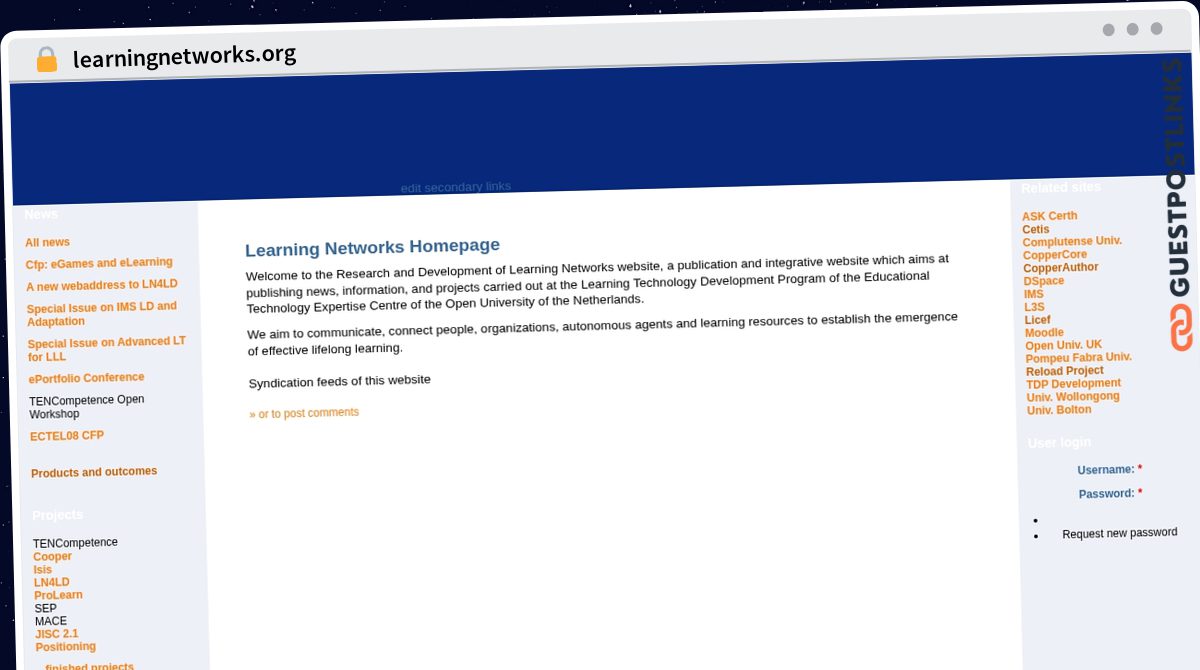 Publish Guest Post on learningnetworks.org