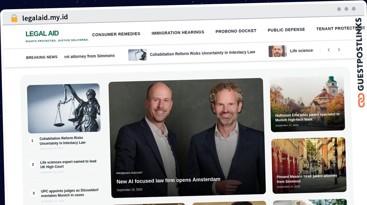 Publish Guest Post on legalaid.my.id
