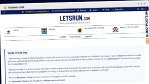 Publish Guest Post on letsrun.com