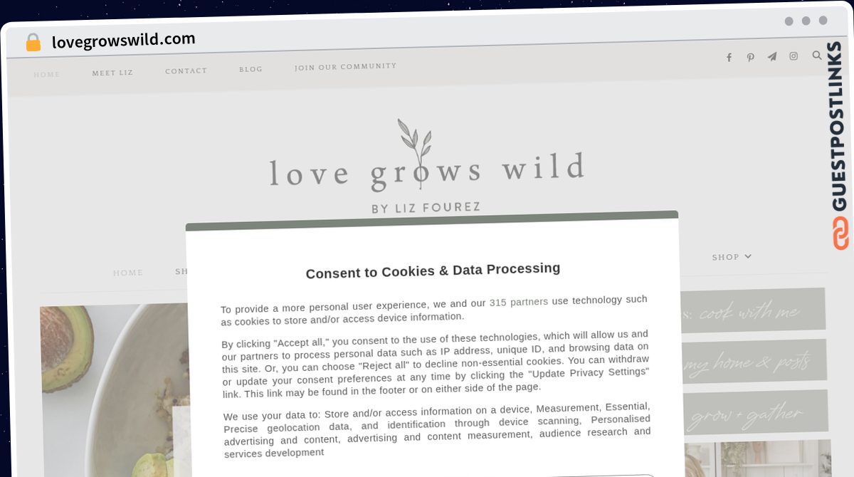 Publish Guest Post on lovegrowswild.com