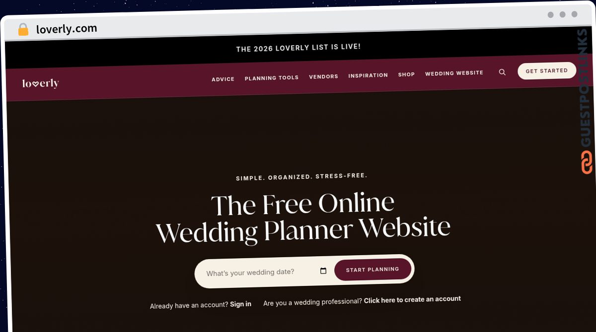 Publish Guest Post on loverly.com