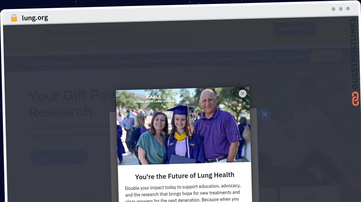 Publish Guest Post on lung.org