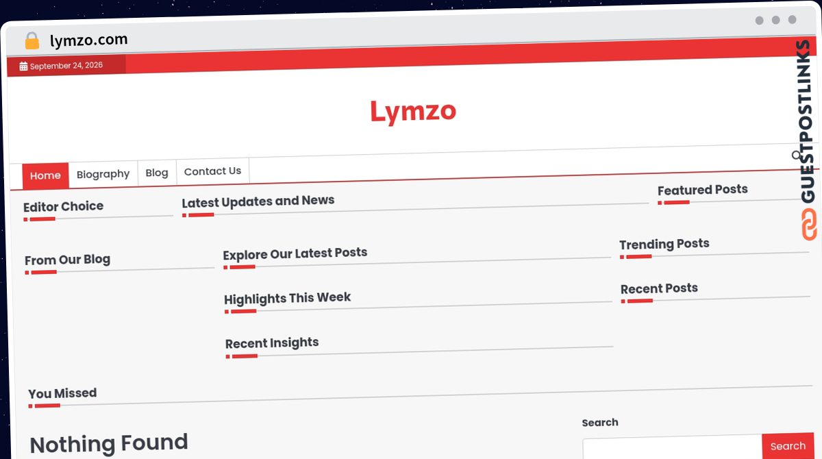 Publish Guest Post on lymzo.com