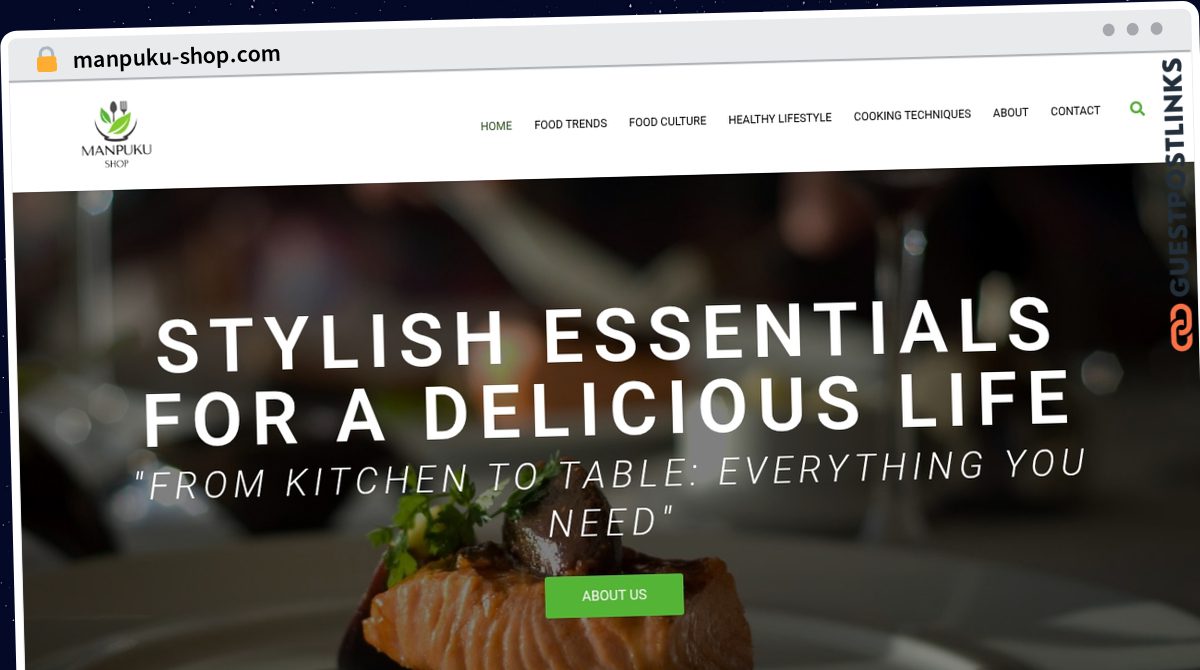 Publish Guest Post on manpuku-shop.com