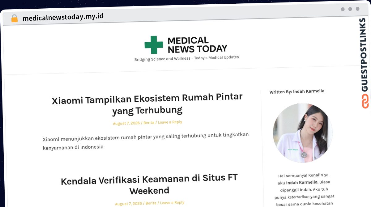 Publish Guest Post on medicalnewstoday.my.id