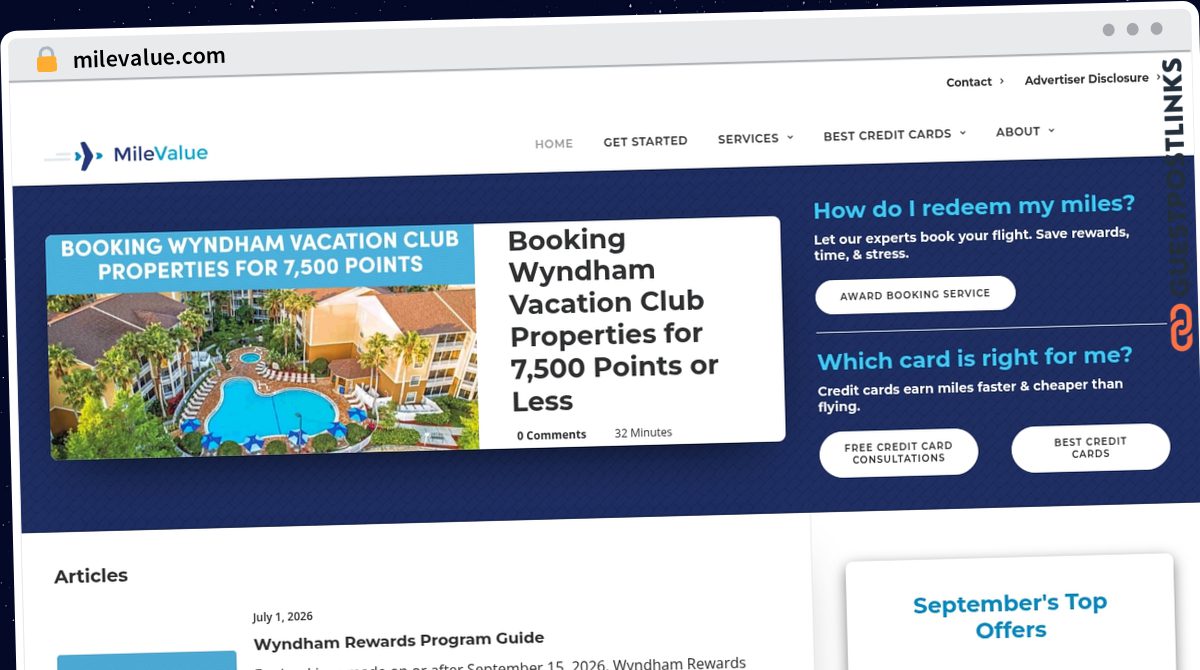 Publish Guest Post on milevalue.com