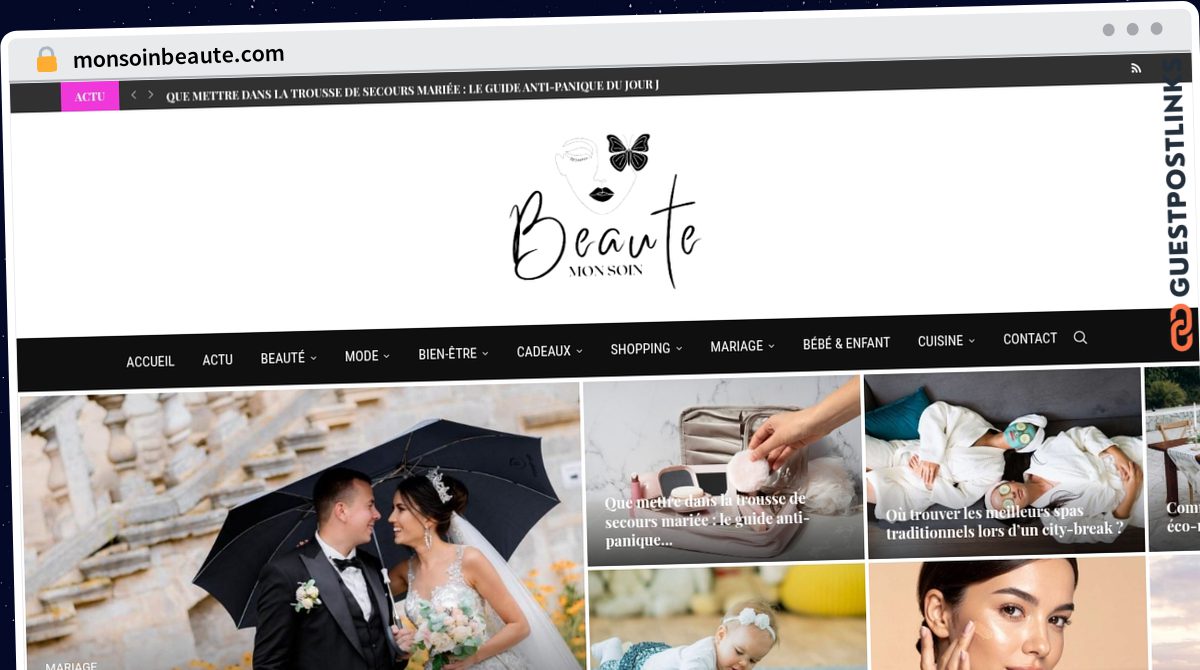 Publish Guest Post on monsoinbeaute.com