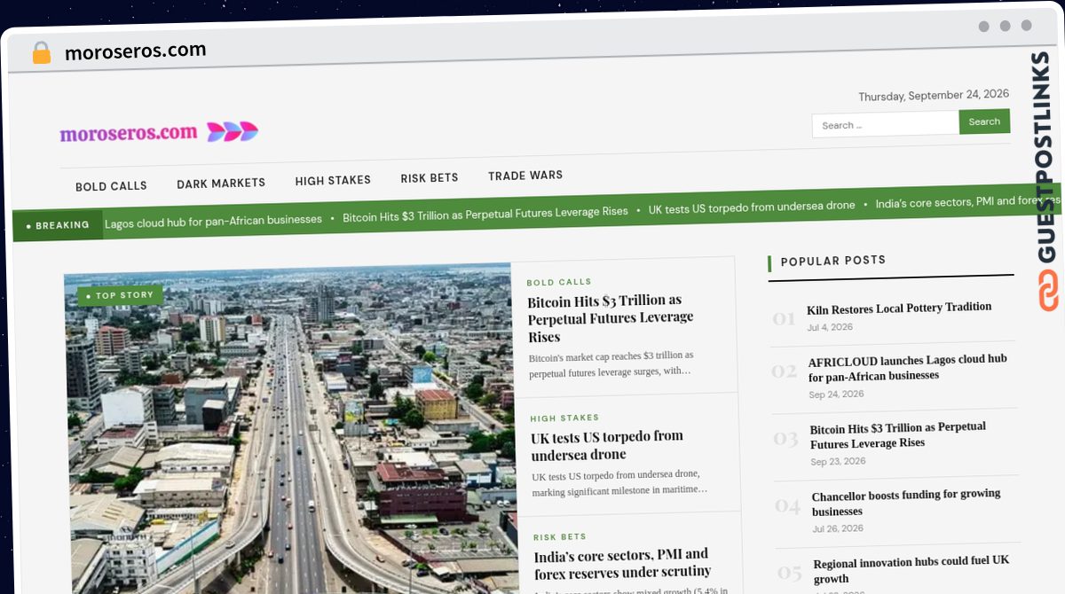 Publish Guest Post on moroseros.com