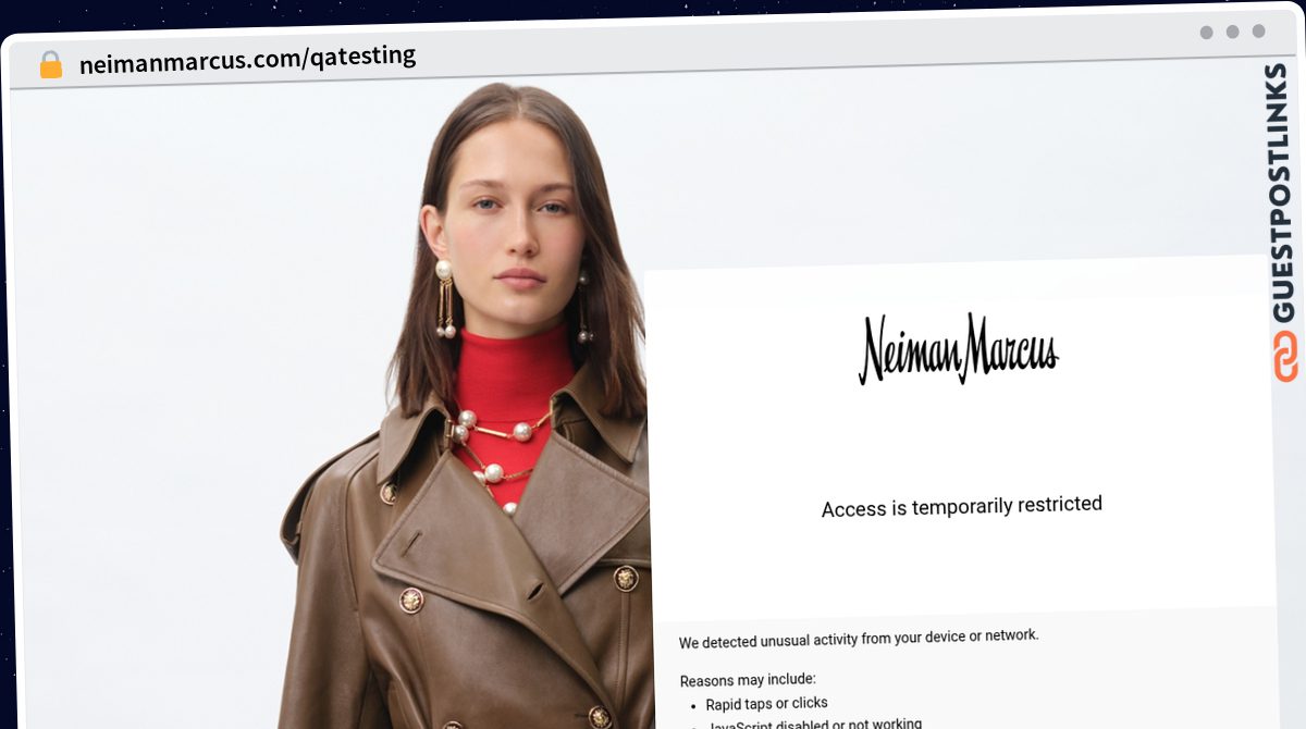Publish Guest Post on neimanmarcus.com/qatesting