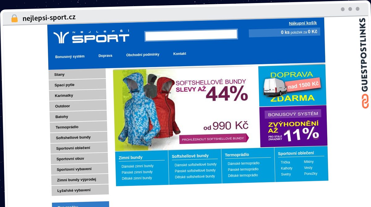 Publish Guest Post on nejlepsi-sport.cz