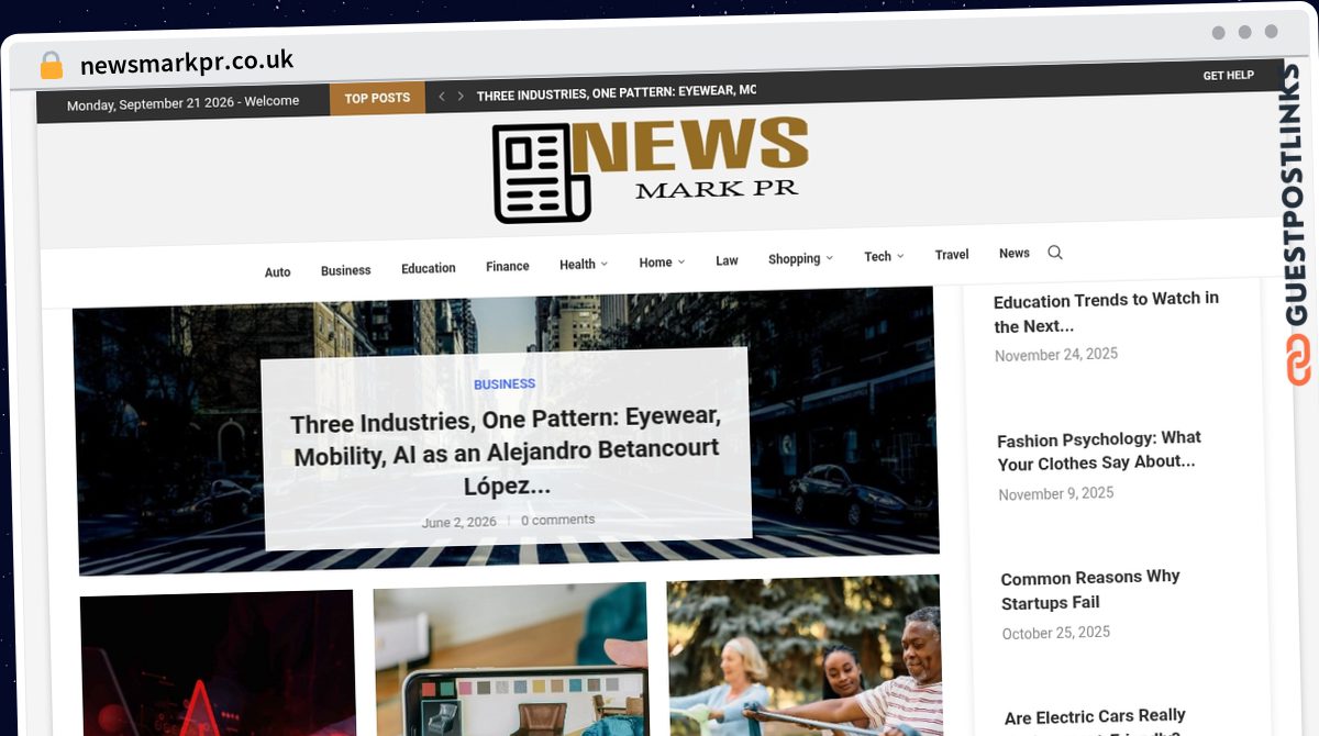 Publish Guest Post on newsmarkpr.co.uk