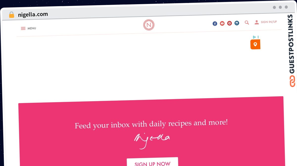 Publish Guest Post on nigella.com