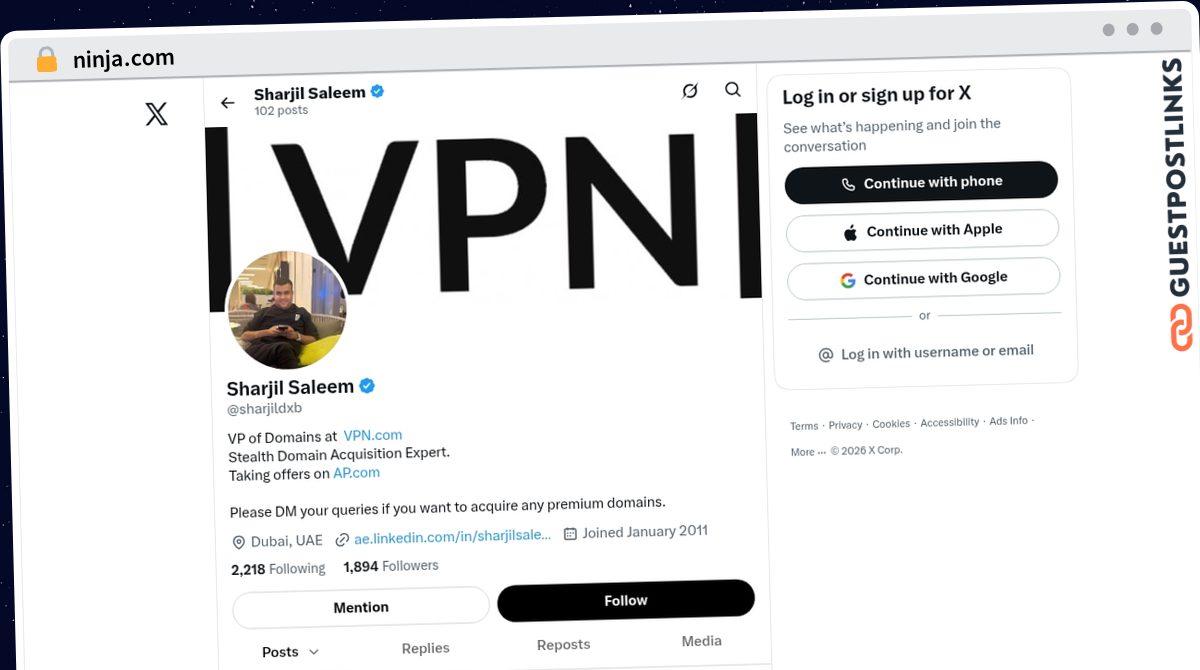 Publish Guest Post on ninja.com