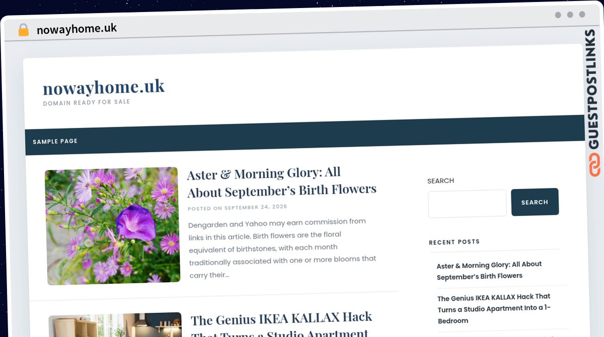 Publish Guest Post on nowayhome.uk