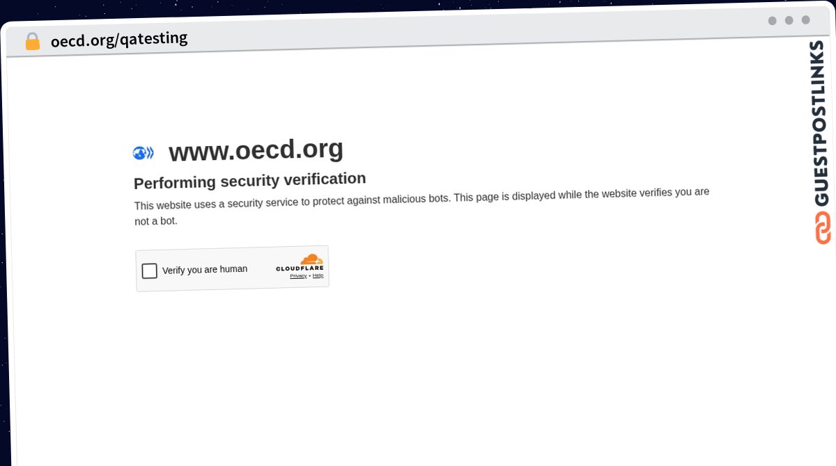 Publish Guest Post on oecd.org/qatesting