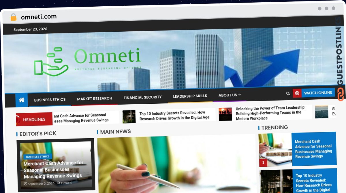 Publish Guest Post on omneti.com