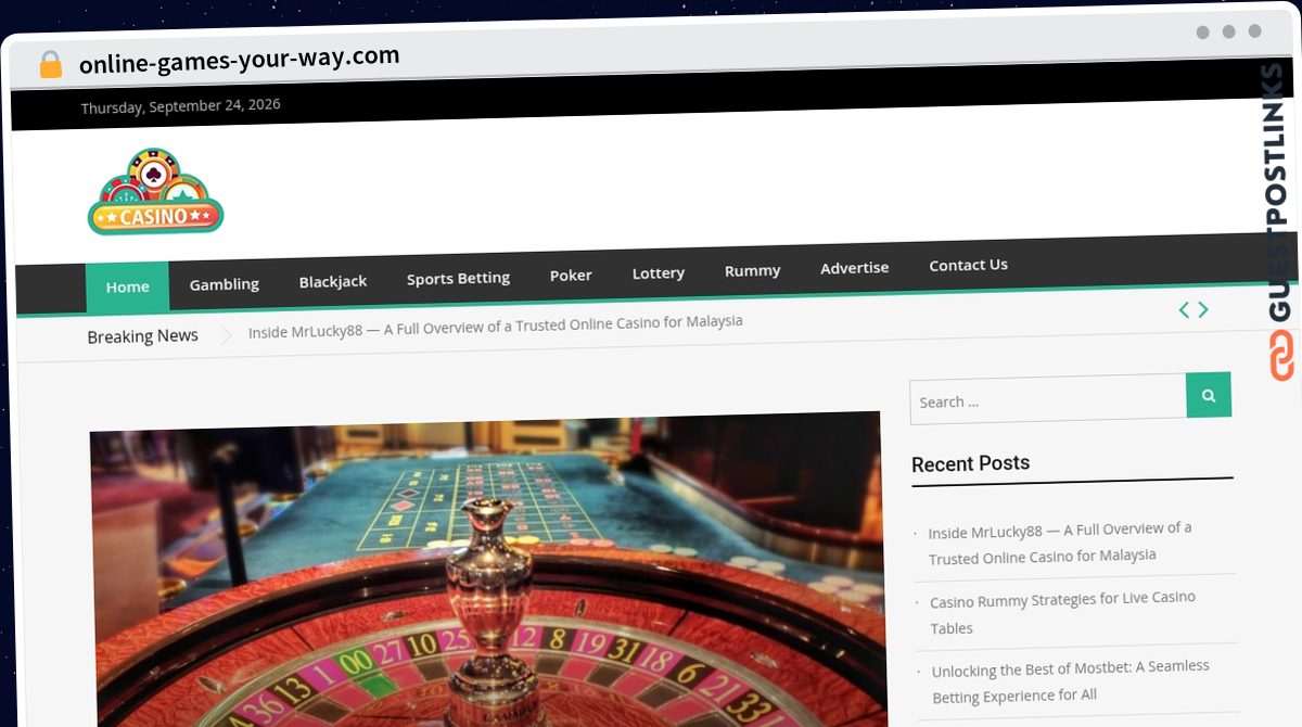 Publish Guest Post on online-games-your-way.com