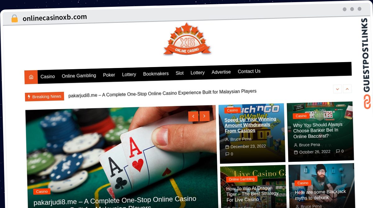 Publish Guest Post on onlinecasinoxb.com