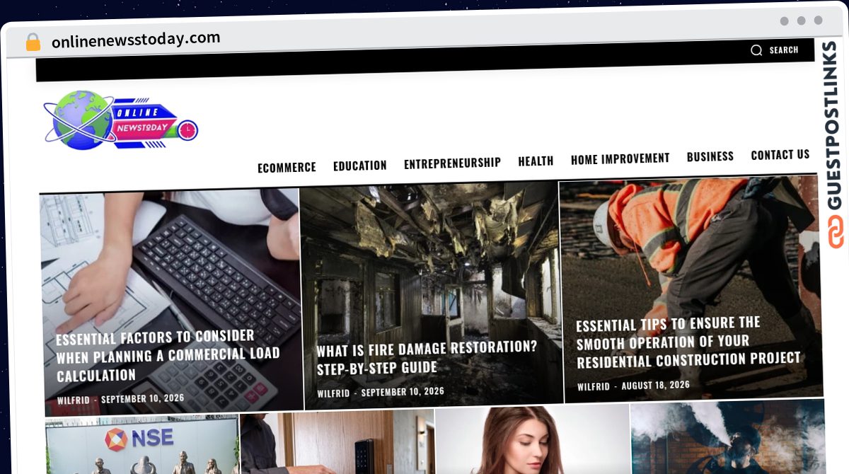 Publish Guest Post on onlinenewsstoday.com