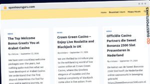 Publish Guest Post on openhoursguru.com