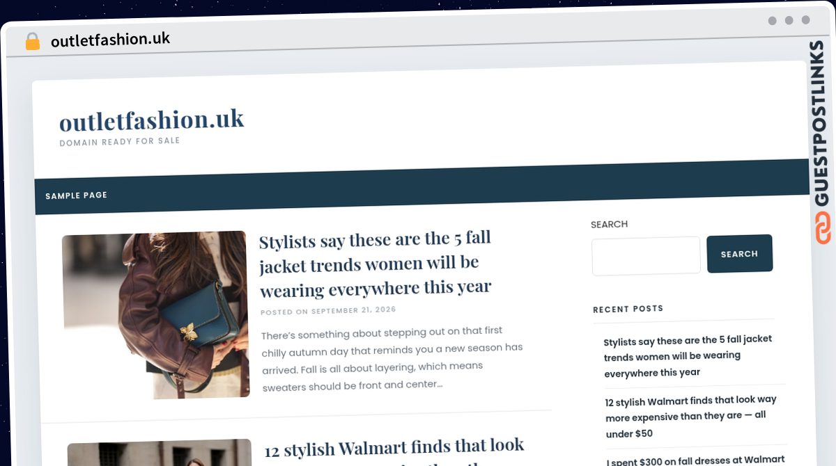 Publish Guest Post on outletfashion.uk
