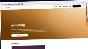 Publish Guest Post on patreon.com/qatesting
