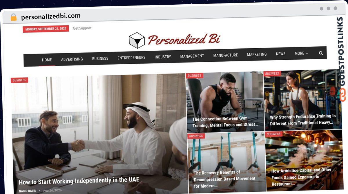 Publish Guest Post on personalizedbi.com