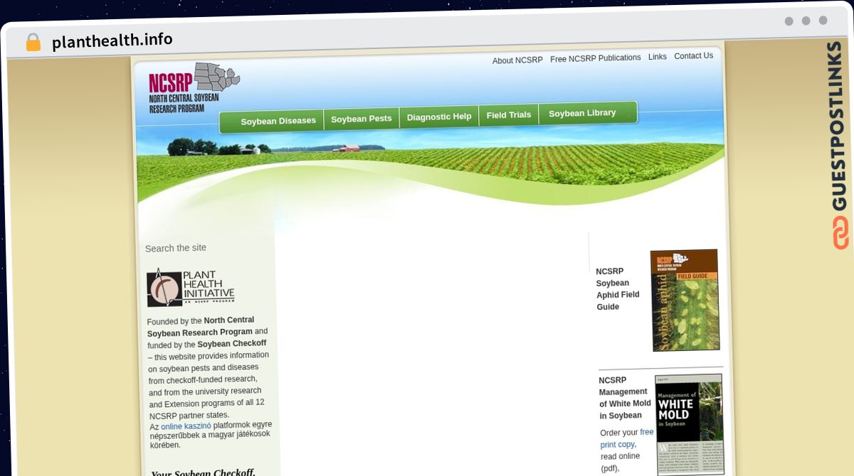 Publish Guest Post on planthealth.info