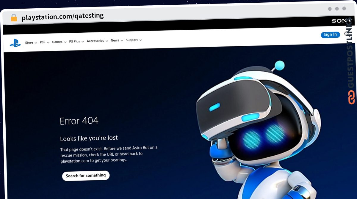 Publish Guest Post on playstation.com/qatesting