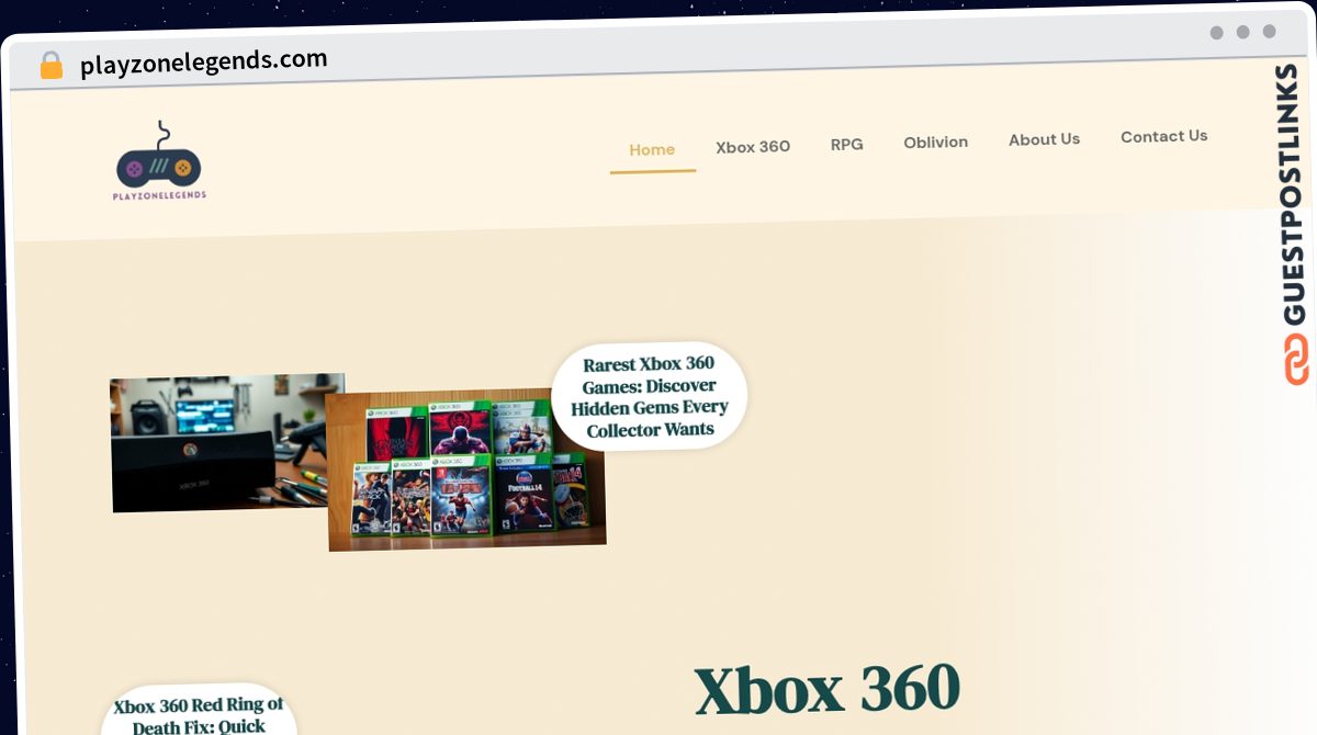 Publish Guest Post on playzonelegends.com