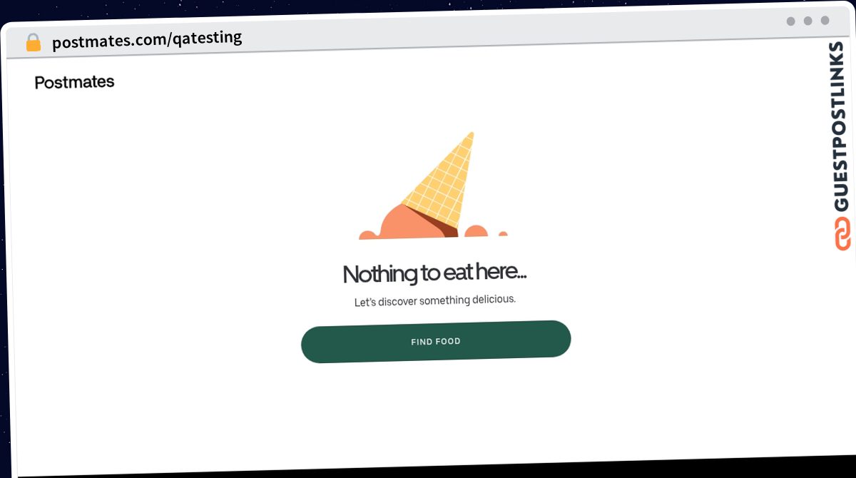Publish Guest Post on postmates.com/qatesting