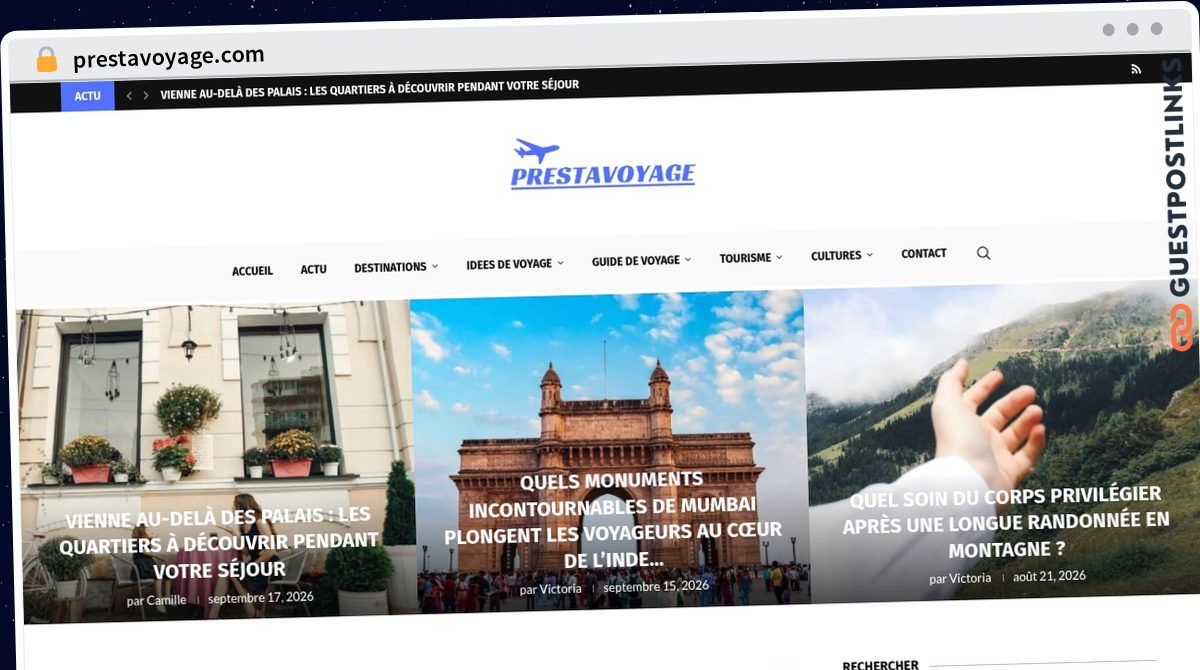 Publish Guest Post on prestavoyage.com