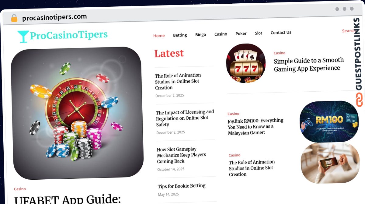 Publish Guest Post on procasinotipers.com