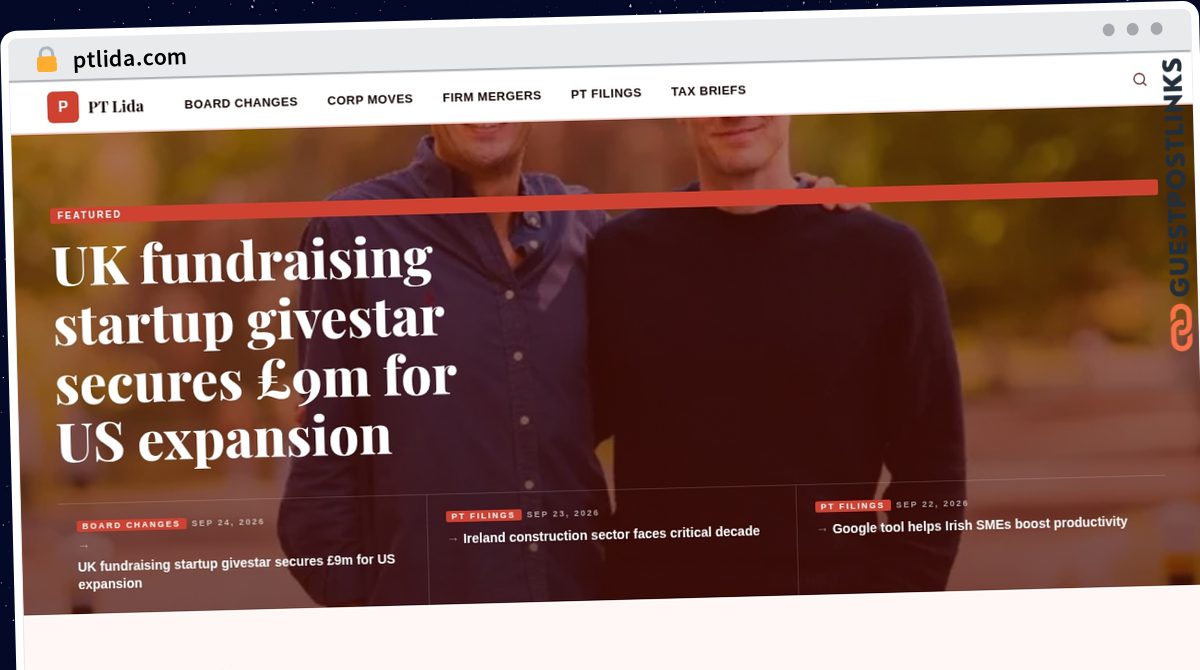 Publish Guest Post on ptlida.com
