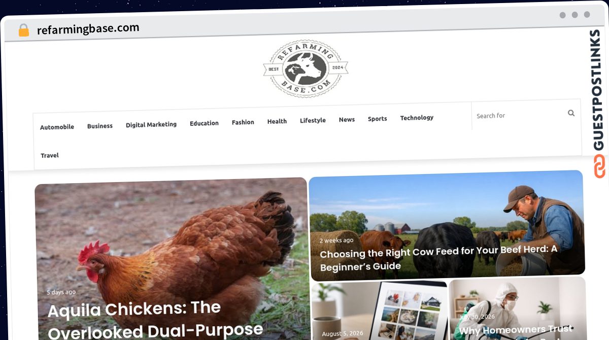 Publish Guest Post on refarmingbase.com