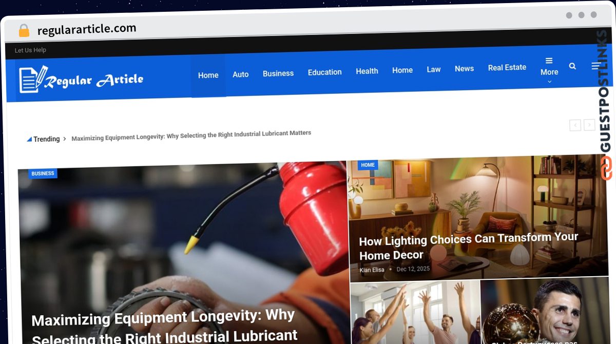 Publish Guest Post on regulararticle.com