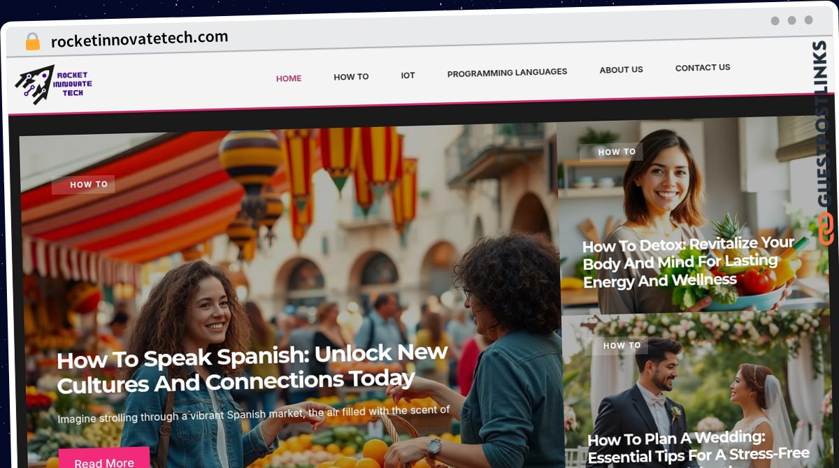 Publish Guest Post on rocketinnovatetech.com