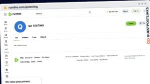 Publish Guest Post on rumble.com/qatesting
