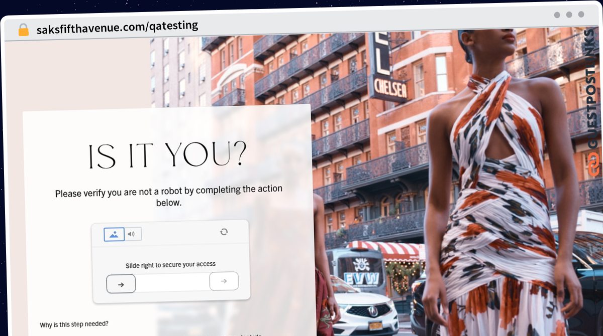 Publish Guest Post on saksfifthavenue.com/qatesting