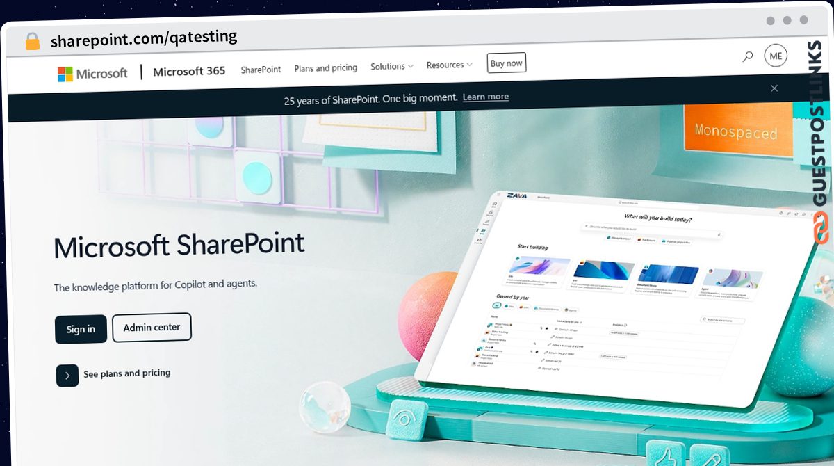 Publish Guest Post on sharepoint.com/qatesting