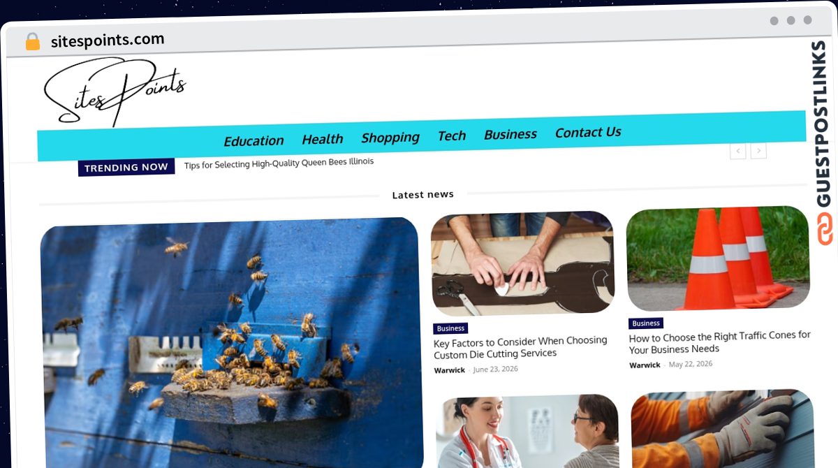 Publish Guest Post on sitespoints.com
