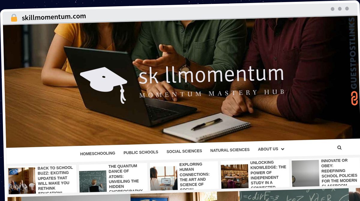 Publish Guest Post on skillmomentum.com