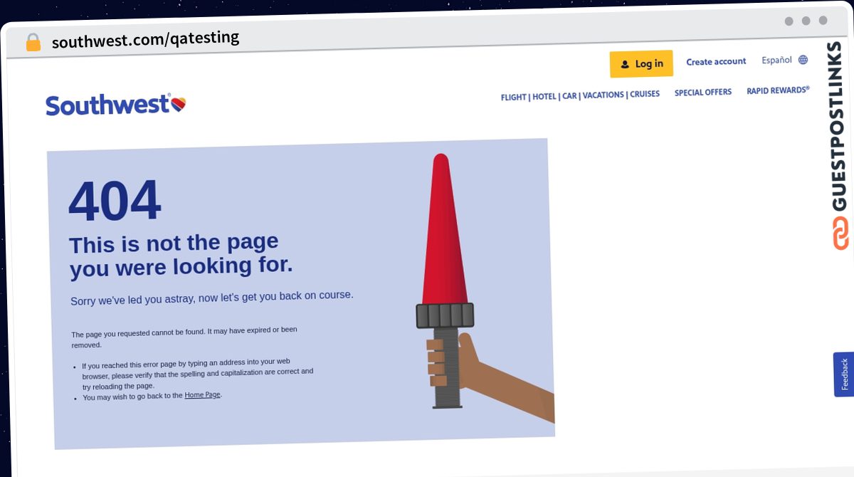 Publish Guest Post on southwest.com/qatesting