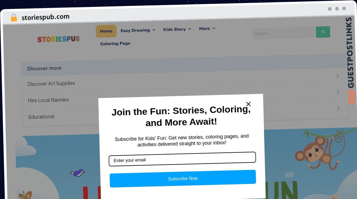 Publish Guest Post on storiespub.com