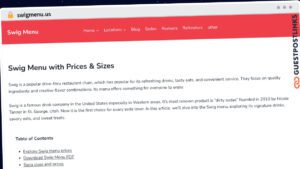 Publish Guest Post on swigmenu.us