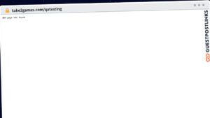 Publish Guest Post on take2games.com/qatesting