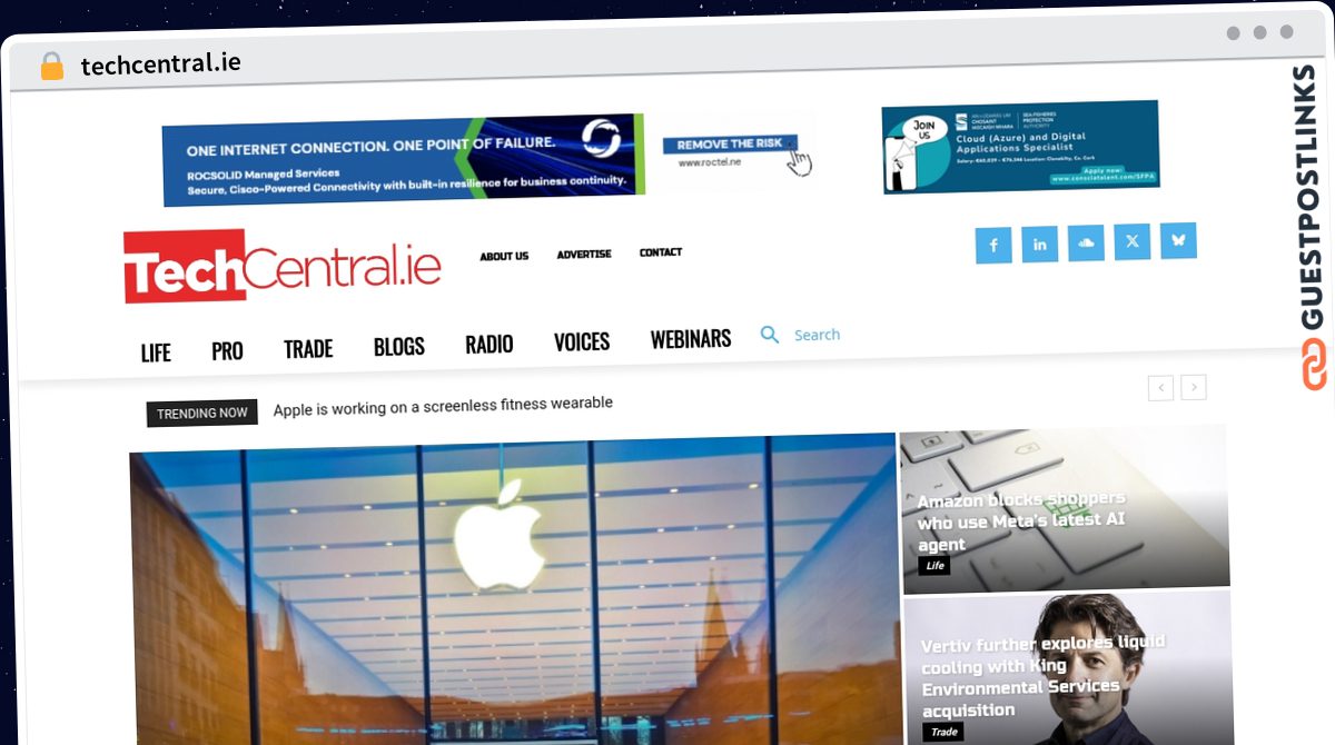 Publish Guest Post on techcentral.ie