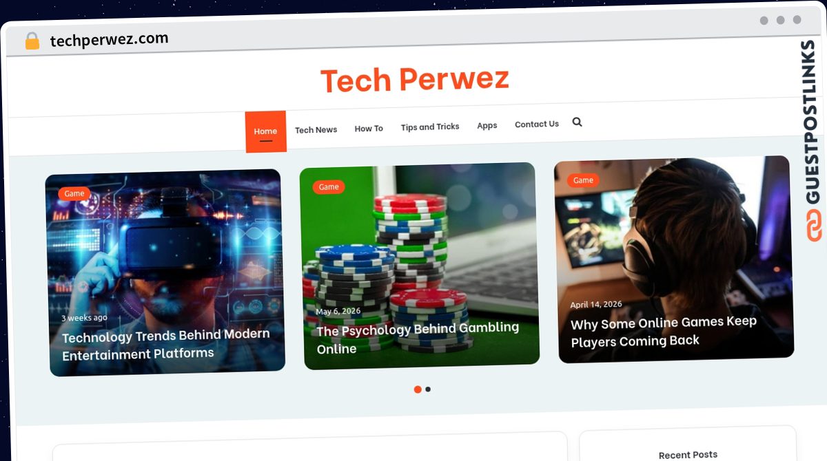Publish Guest Post on techperwez.com