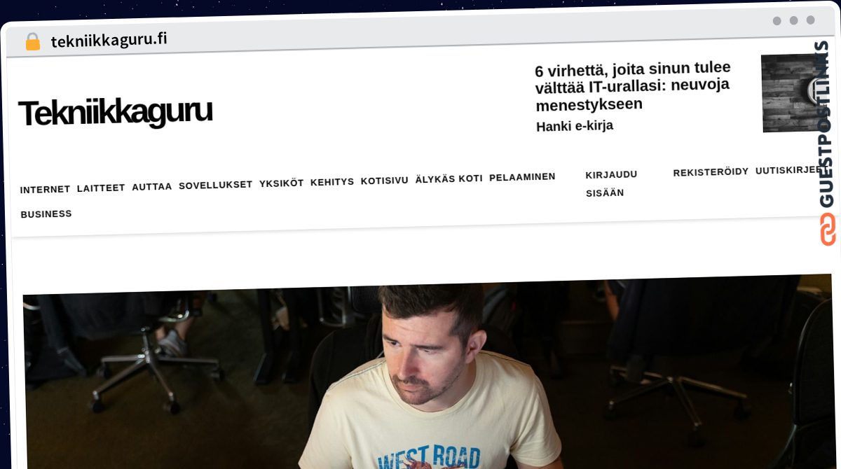 Publish Guest Post on tekniikkaguru.fi